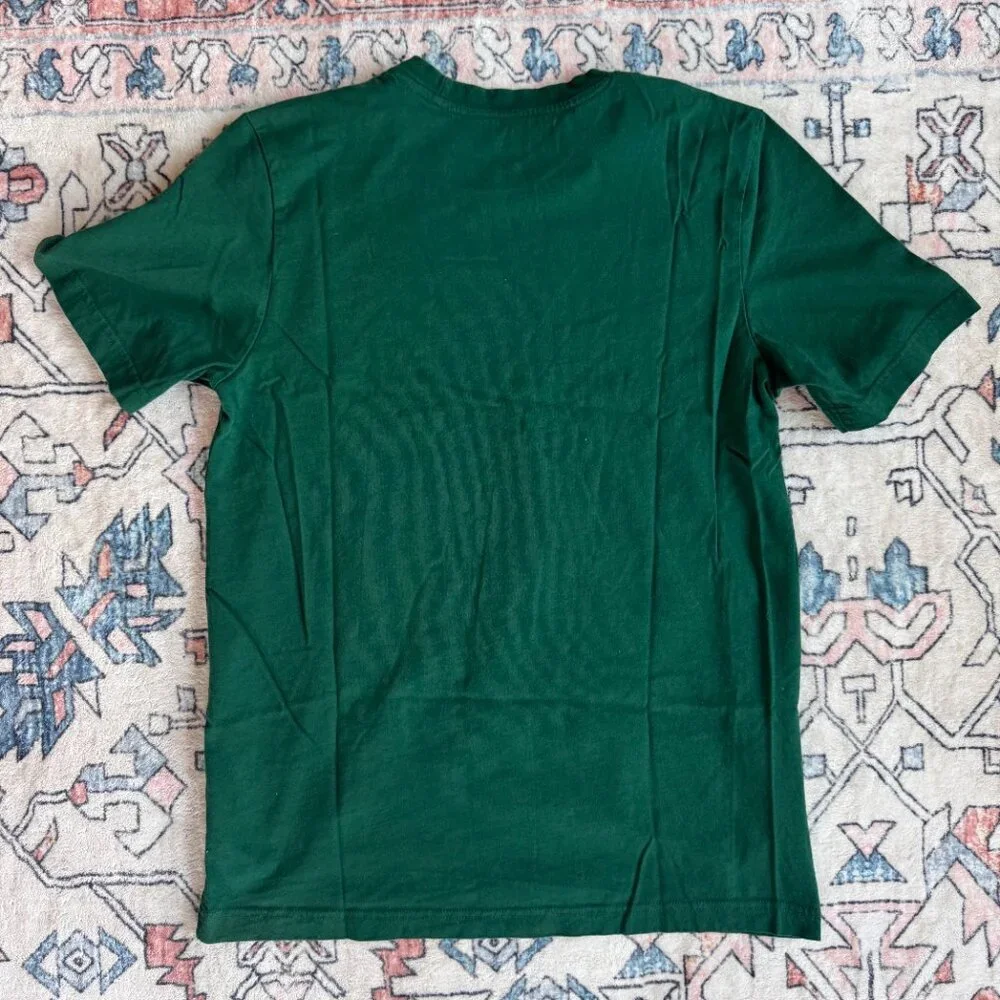 Adidas Green Blank Crewneck T-Shirt - size Medium